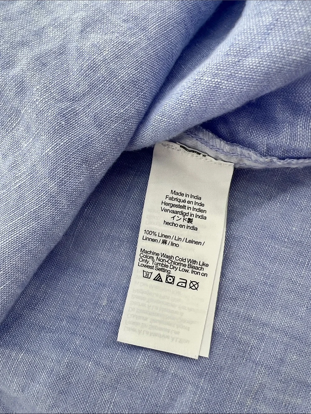J. Crew Baird McNutt Irish Linen Shirt‎ lightweight casual resort vacation XL